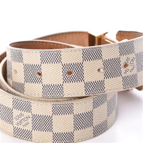 louis vuitton initiales damier azur belt|lv initiales reversible belt.